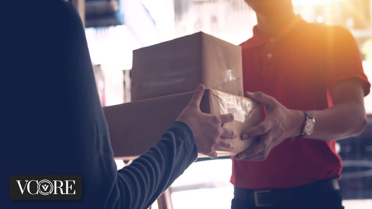 Parcel receiving and forwarding service by VCORE in Kavala
